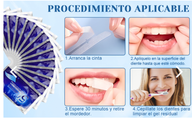 Tiras Blanqueadoras Dentales Pack 5 Unidades | Sonrisa Blanca en Casa