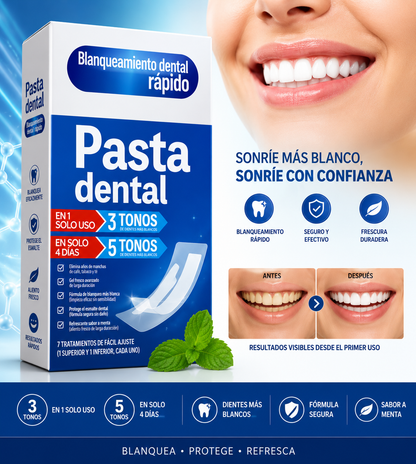 Tiras Blanqueadoras Dentales Pack 5 Unidades | Sonrisa Blanca en Casa