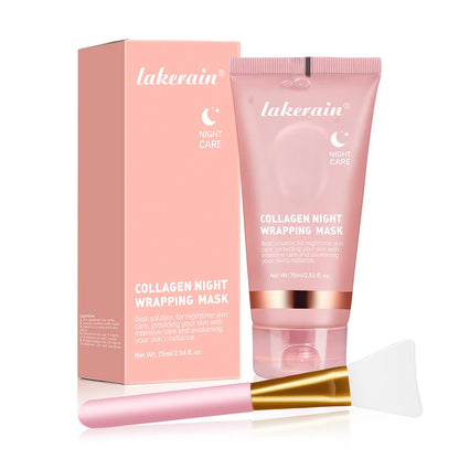 Máscara de Colágeno con Brocha – Rejuvenece, Hidrata y Luminiza tu Piel