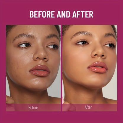 Corrector Líquido con Cabezal de Esponja USHAS  Cobertura Total para Ojeras, Manchas y Acné