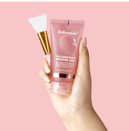 Máscara de Colágeno con Brocha – Rejuvenece, Hidrata y Luminiza tu Piel