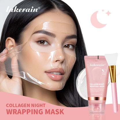 Máscara de Colágeno con Brocha – Rejuvenece, Hidrata y Luminiza tu Piel